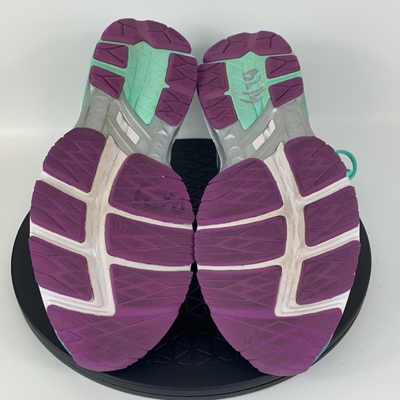 Asics GT-1000 5 Mint Green/Purple Running Shoes T6A9N Women's Size 10 D - Picture 11 of 12
